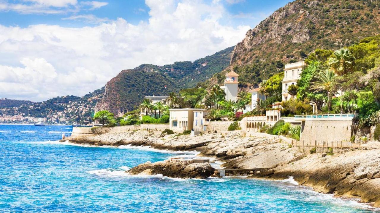 Mybluevista Luxury Panoramic Sea View Apartments Cap D Ail Near Monaco カップダイユ エクステリア 写真