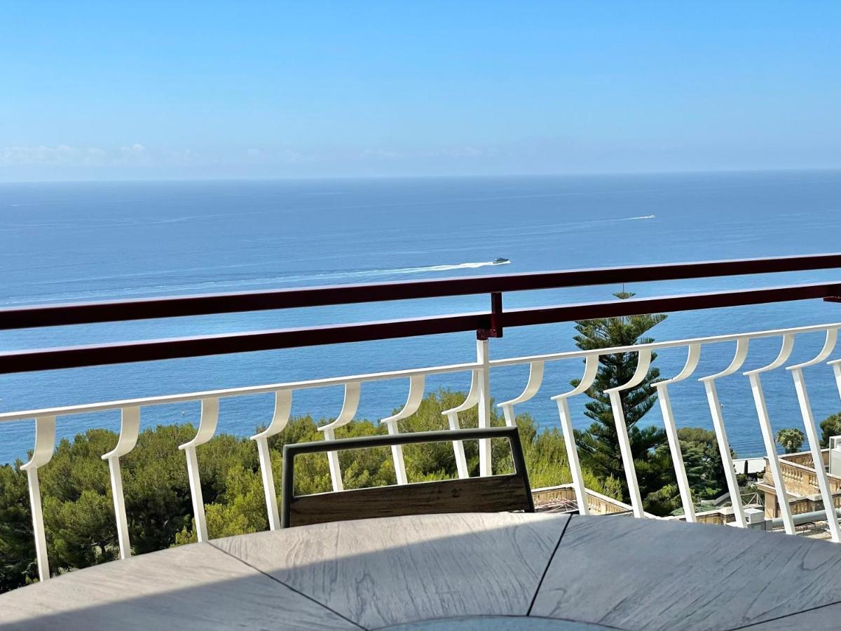 Mybluevista Luxury Panoramic Sea View Apartments Cap D Ail Near Monaco カップダイユ エクステリア 写真