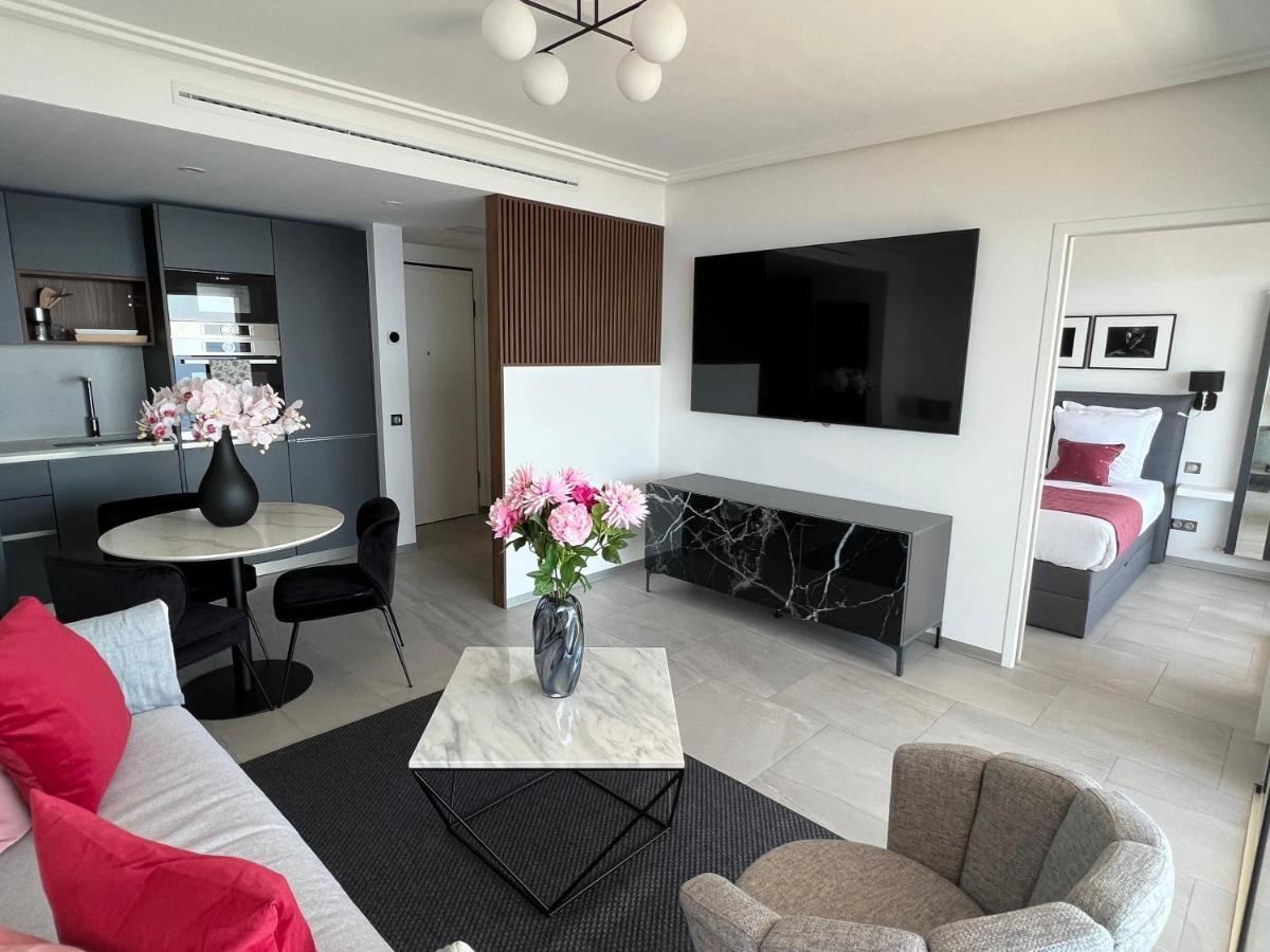 Mybluevista Luxury Panoramic Sea View Apartments Cap D Ail Near Monaco カップダイユ エクステリア 写真